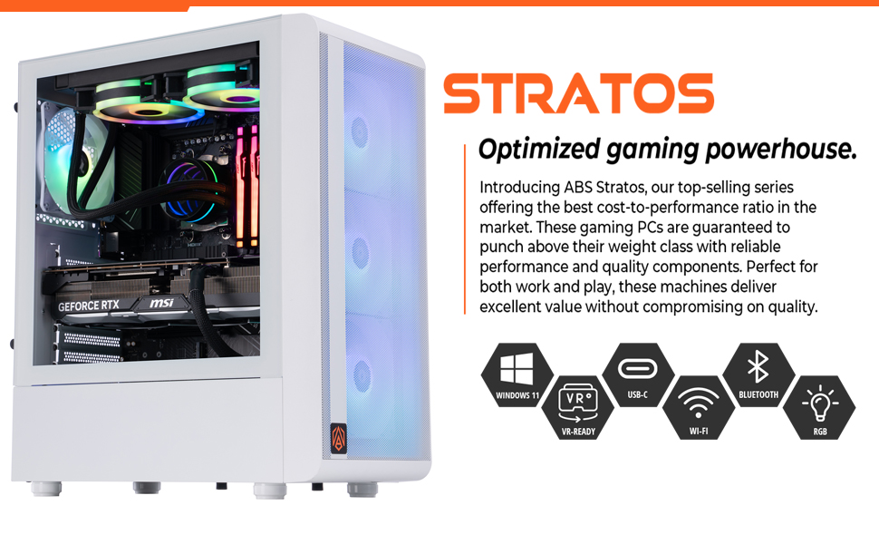 ABS Stratos Aqua High Performance Gaming PC