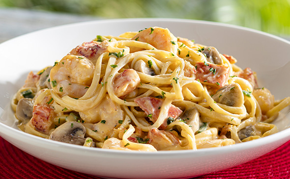 Lobster and Shrimp Linguine