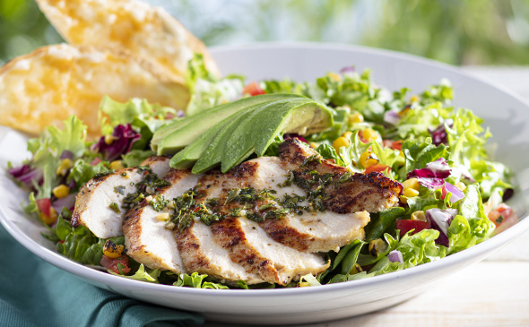 Chicken Tostada Salad