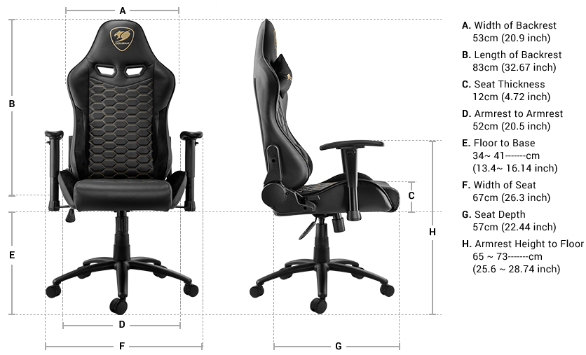 COUGAR OUTRIDER Comfort Gaming Chair - Newegg.com