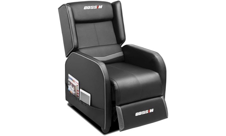 Bossin Gaming Recliner Chair Single Recliner Pu Leather Recliner Newegg Com