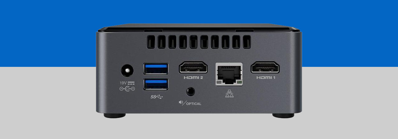 HDMI ports and USB ports are display