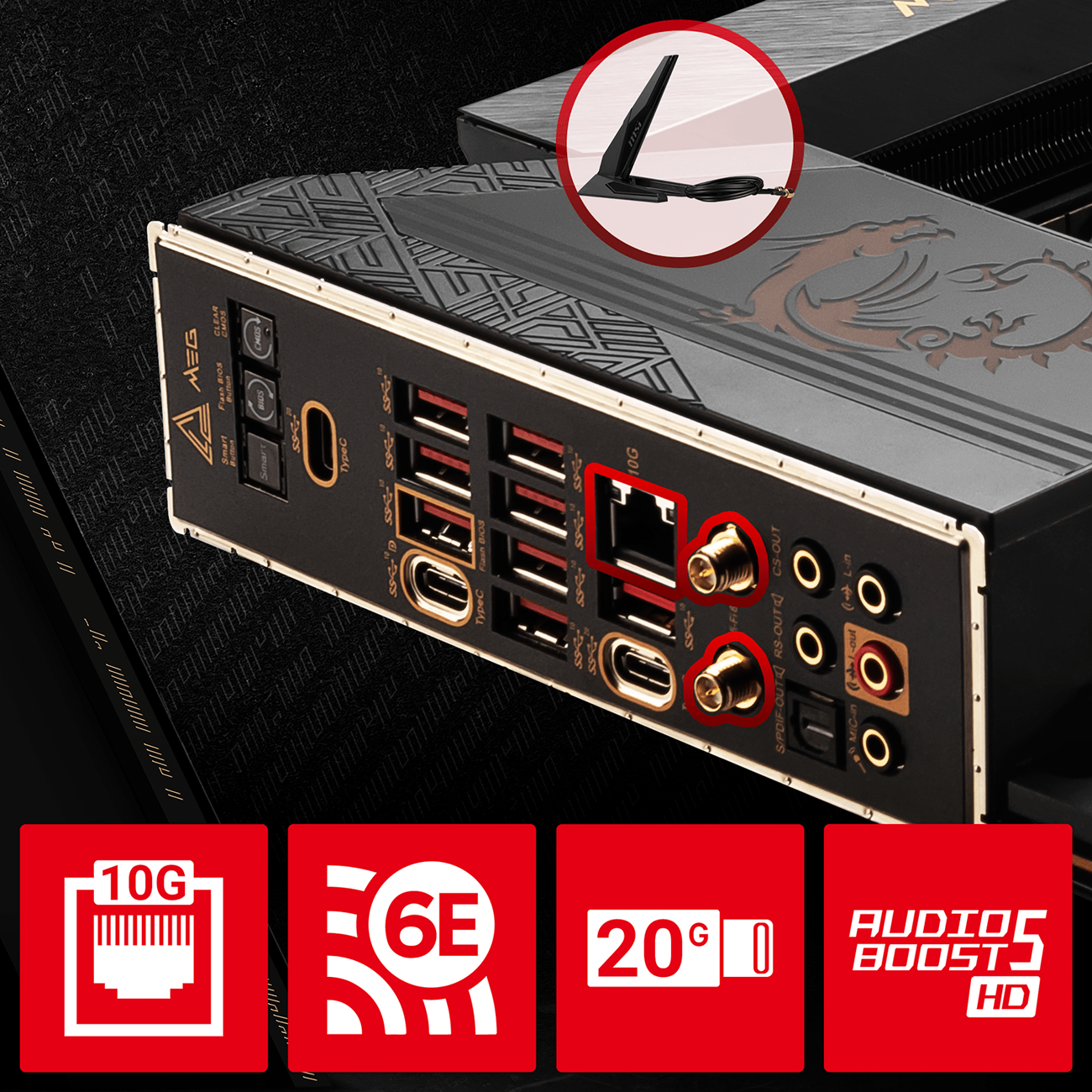 MSI MEG X670E ACE AM5 E-ATX AMD Motherboard - Newegg.com