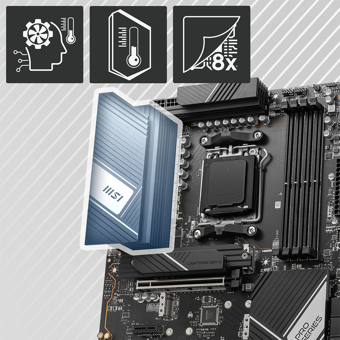 MSI PRO X670-P WIFI  Motherboard