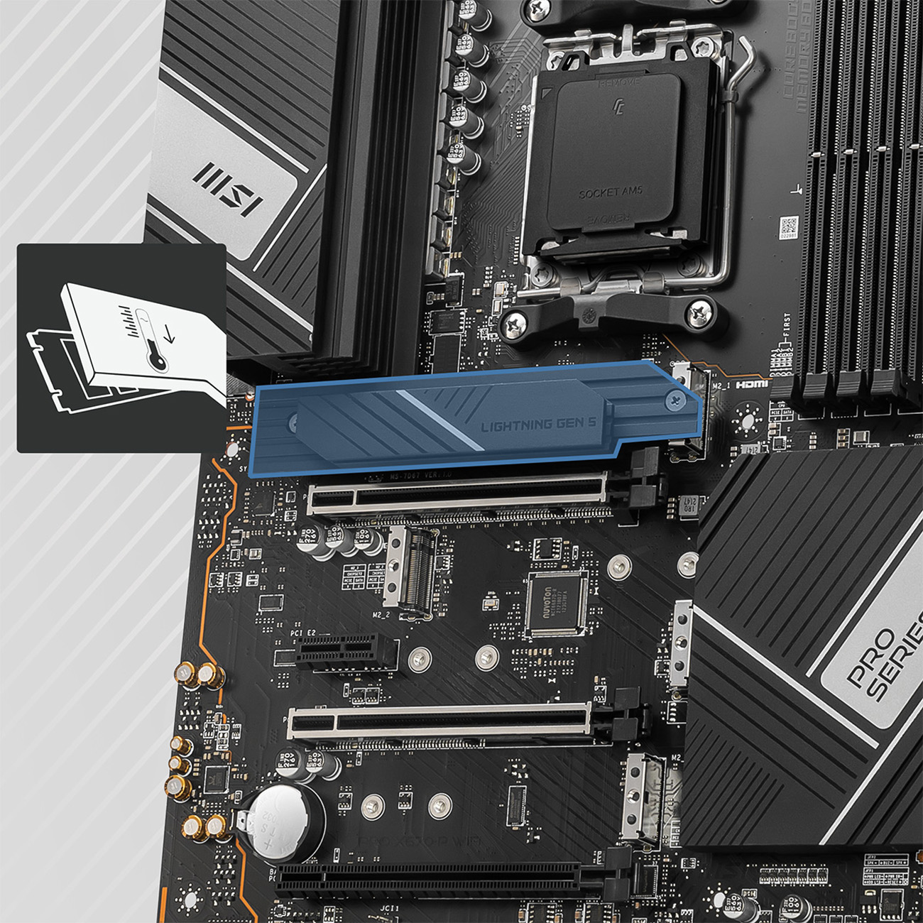 MSI PRO X670-P WIFI  Motherboard