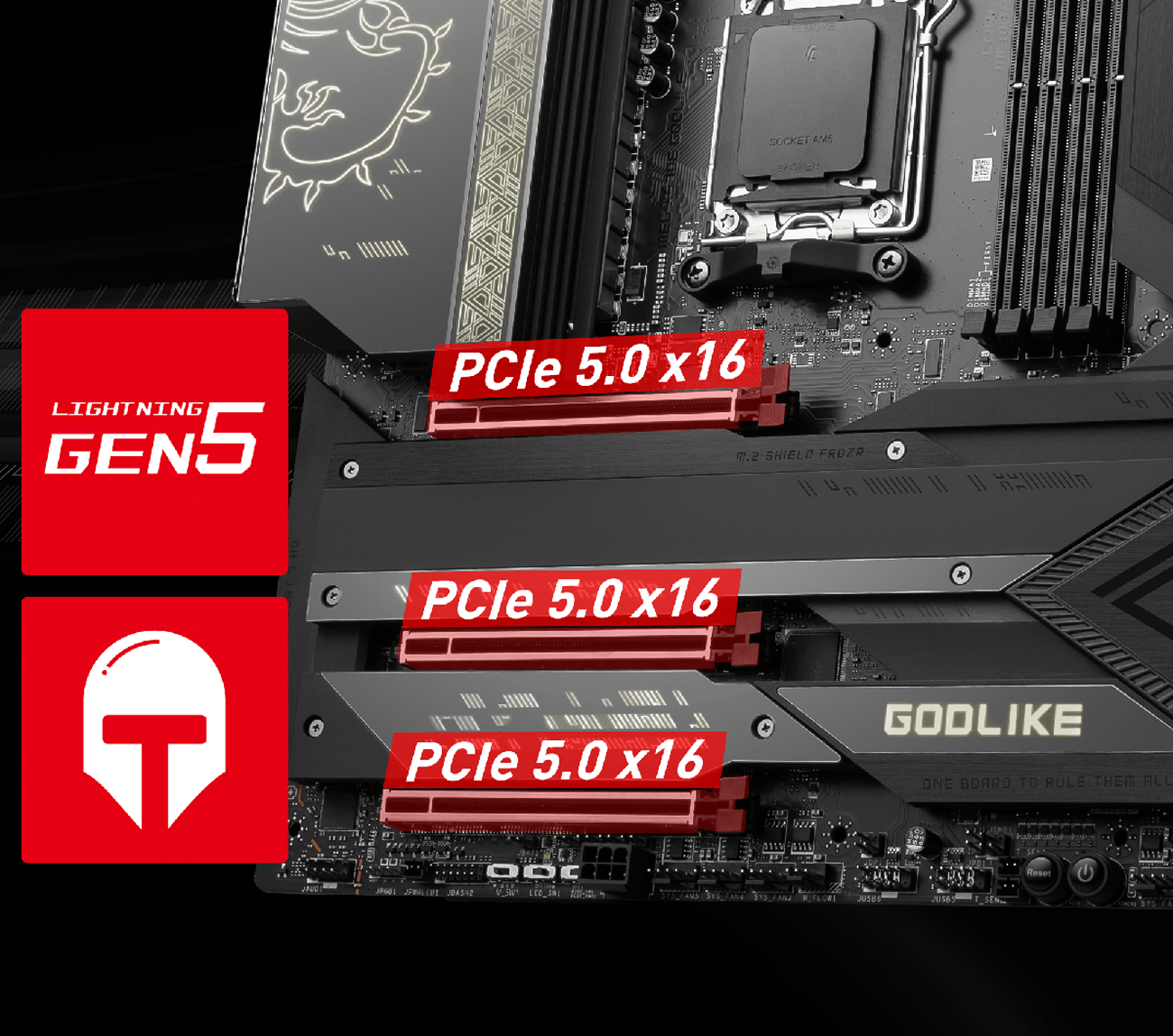 MSI MEG MEG X670E GODLIKE AM5 EATX Motherboards - AMD - Newegg.com