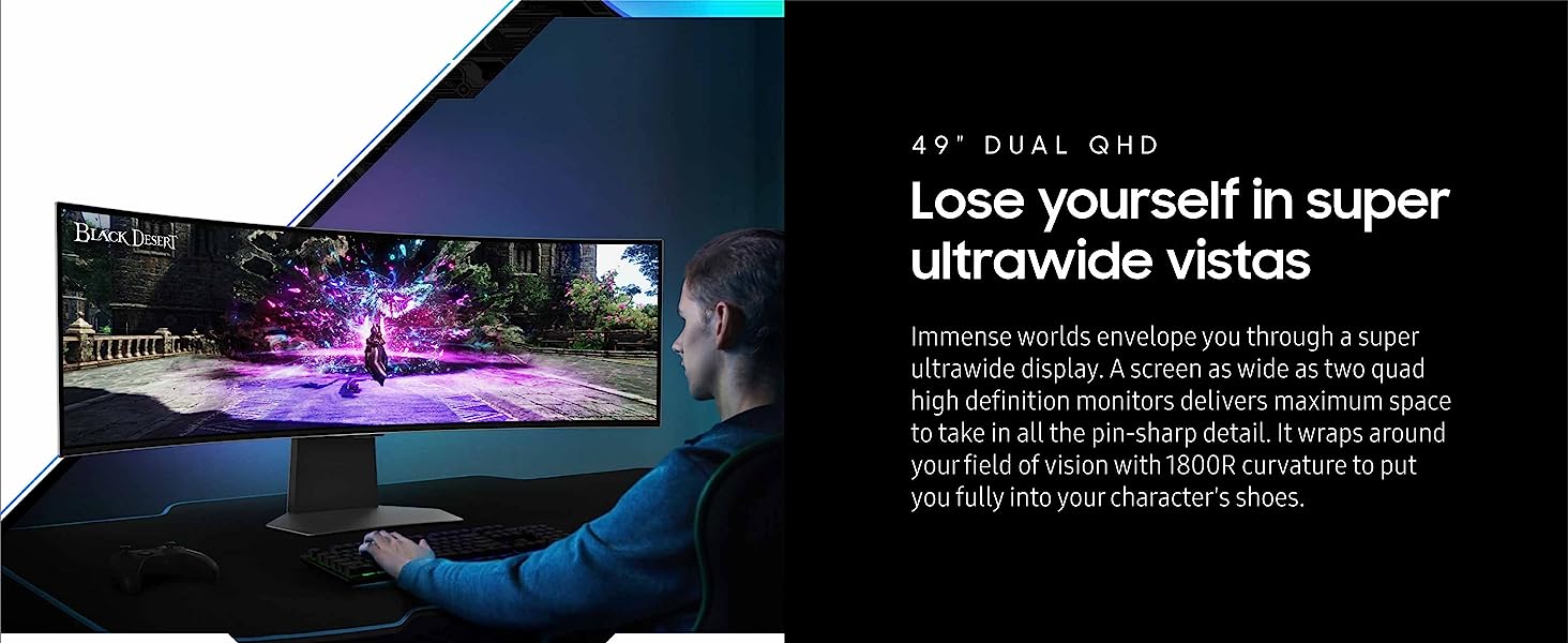 SAMSUNG OLED G9 Curved Smart Gaming Monitor
