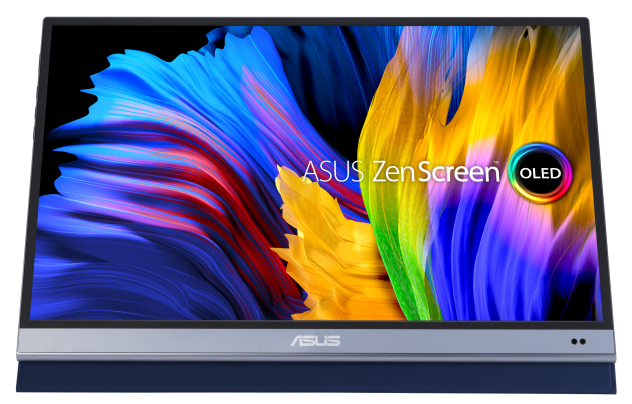 ASUS ZenScreen OLED MQ16AH Portable Monitor - 15.6-inch FHD (1920 1080), OLED, 100% DCI-P3, 1 Response Delta E < 2, HDR-10, USB Type-C, Mini HDMI, Sensor, Smart Case,