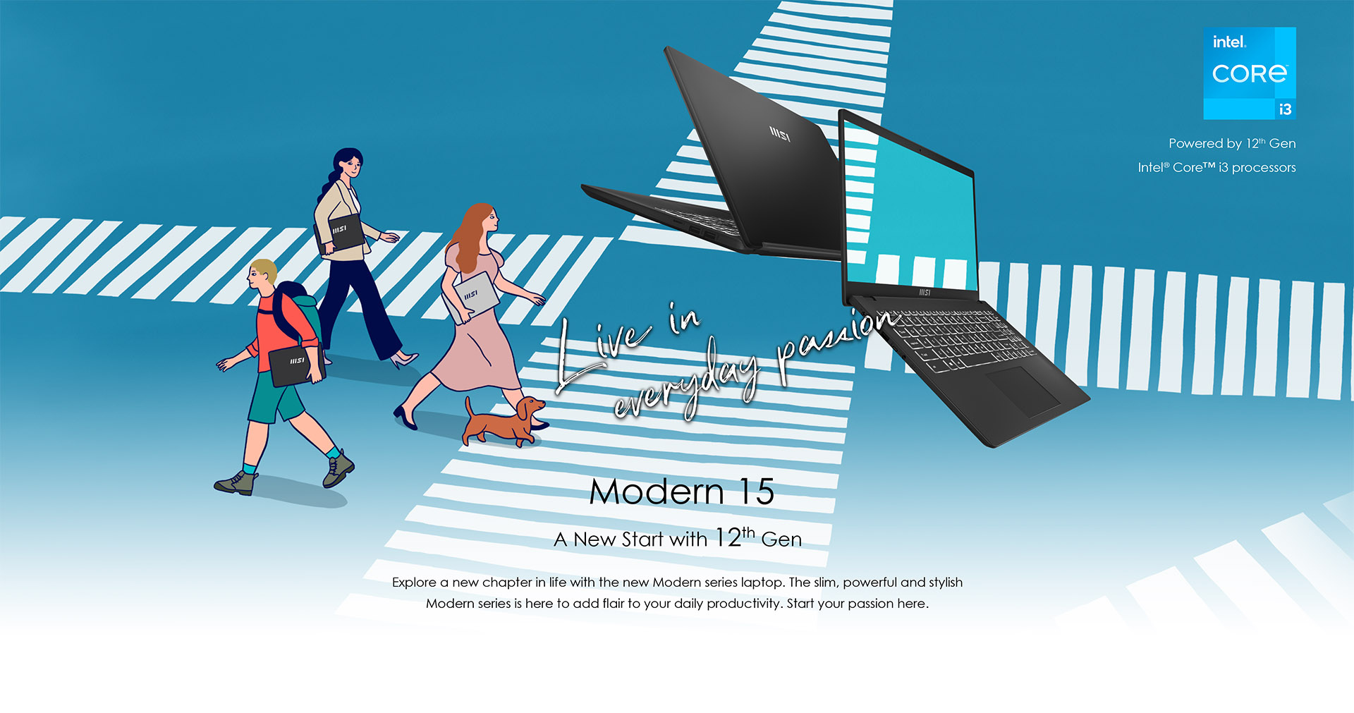 MSI Laptop Intel Core i3 12th Gen 1215U (1.20GHz) 8GB Memory 512 GB NVMe SSD Intel UHD Graphics 15.6" Windows 11 Home 64-bit Modern 15 B12M-433US - Newegg.com
