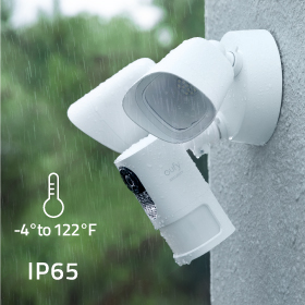 Existing Outdoor Wiring and Weatherproof Junction Box Required Black 2500-Lumen Brightness eufy Security Floodlight Camera 1080p,2-Way Audio No Monthly Fees Renewed 