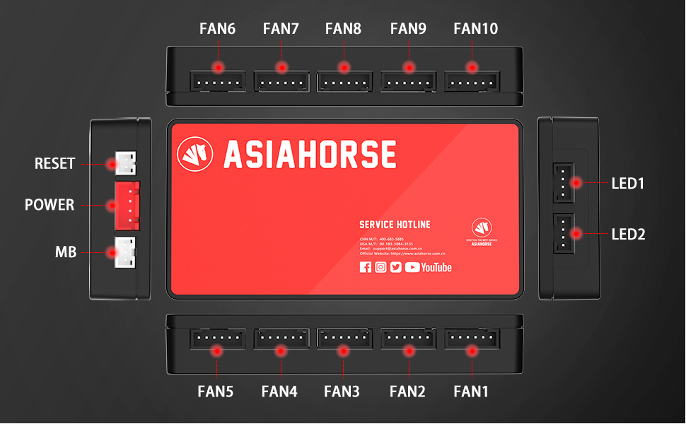 asiahorse graphic card cooler