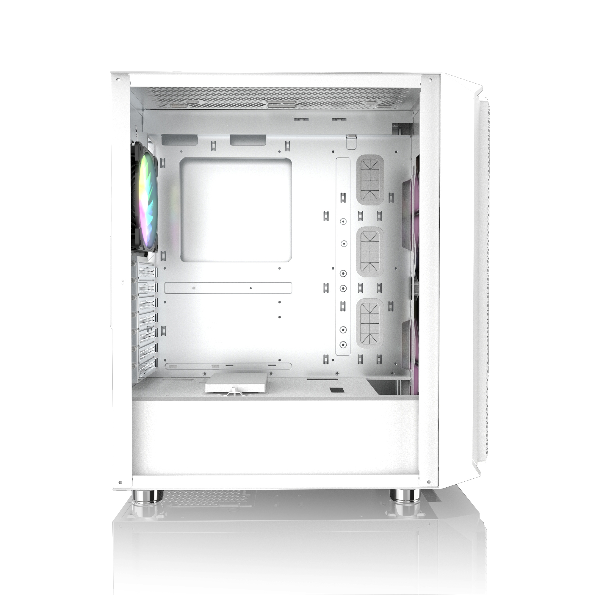 Montech Air X ARGB - White ATX Mid-Tower Gaming Case/ Super High ...