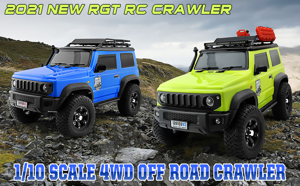 RGT 1/10 Scale Rc Car Crawlers Electric 4wd Off Road Rock Cruiser RC-4 136100PRO 
