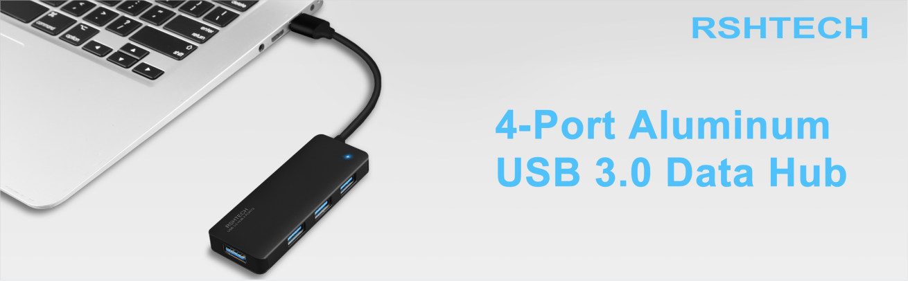 RSHTECH 4 Ports USB Hub