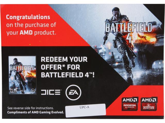 AMD Gift   Battlefield 4 Gam Voucher