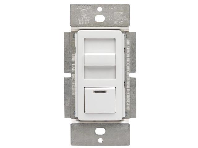 Leviton R50 IPI06 1LM 600 Watt  Single Pole 3 Way IllumaTech Preset Electro Mechanical Incandescent Slide Dimmer