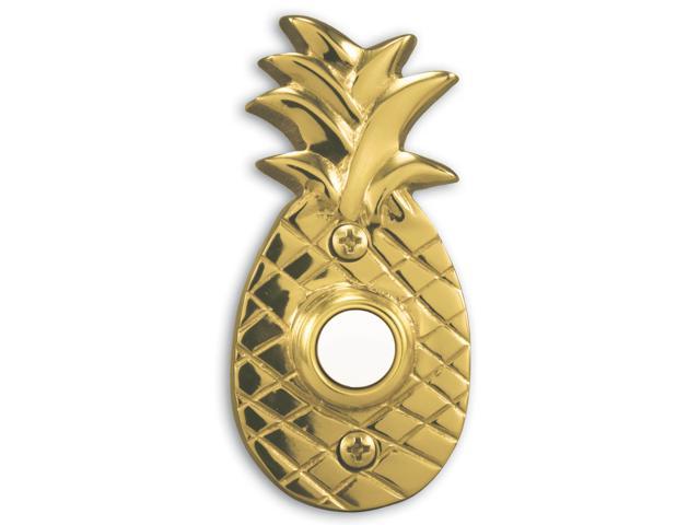 Heathco 872 B Polished Brass Pineapple Doorbell