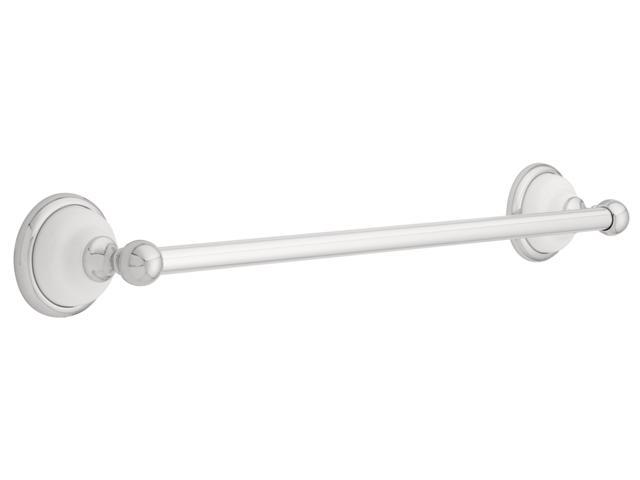 Franklin Brass 126879 18" Polished Chrome & White Bellini Towel Bar