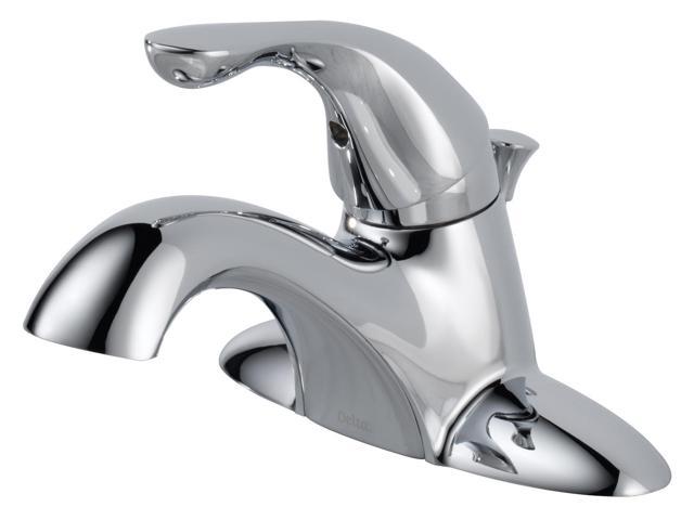 Delta 520-DST Classic 4 in. Centerset 1-Handle Bathroom Faucet in ...