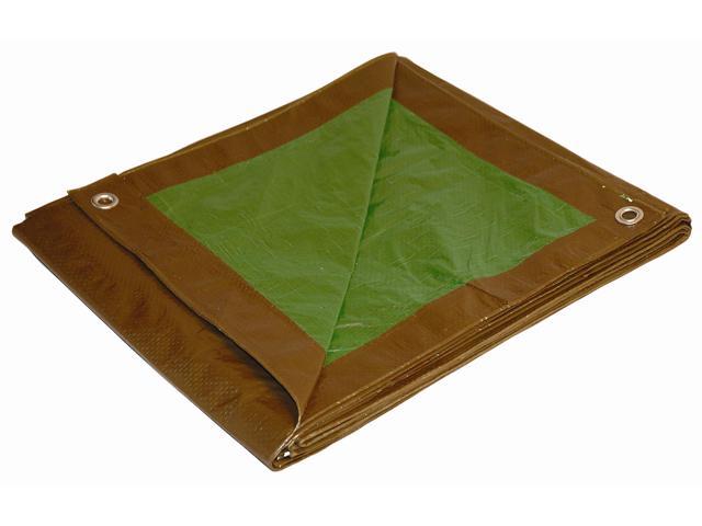 Foremost Tarp 11624 16' X 24' Brown & Green Tarp