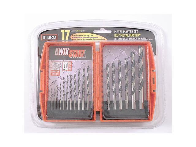 MIBRO 17 Piece Set High Speed Steel Metal Master Drill Bit