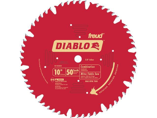 Freud D1050X 10" 50T Diablo™ Combination Chop Miter & Table Saw Blade