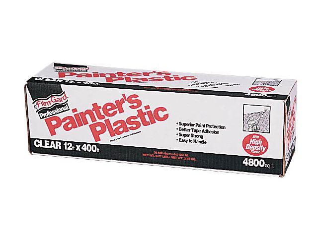 Covalence Plastics HD12400 12X400 12' X 400' Film Gard® Clear Professional Painter's Plastic