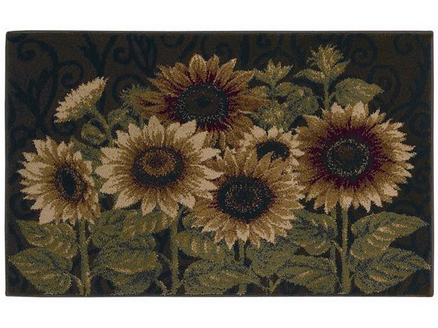 Shaw Living Reflections Sunflower Medley Area Rug Brown 2' 6" x 4' 2" 3VA7209700