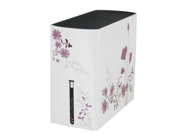 IN WIN ALLURE White Steel Micro ATX Mid Tower Computer Case