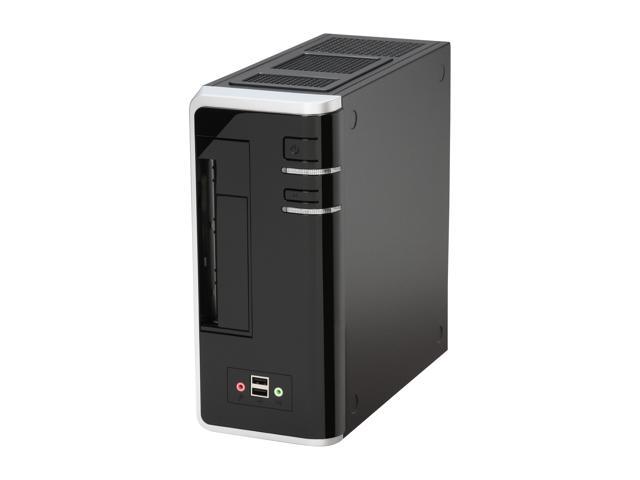 IN WIN BM643.AD120TBL Black Steel Mini ITX Tower Computer Case 120W Power Supply