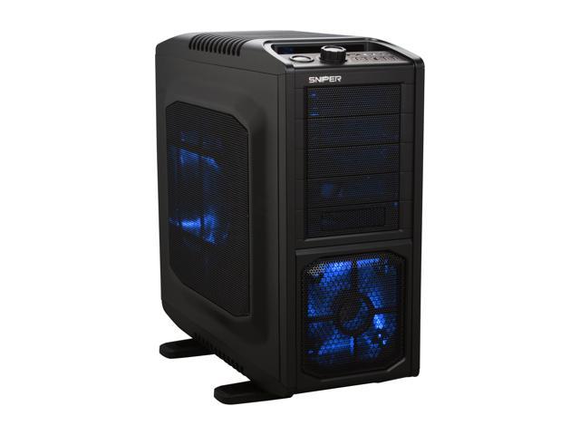 COOLER MASTER CM Storm Chassis Sniper Black SGC 6000 KXA700 Steel, ABS Plastic, Mesh bezel ATX Mid Tower Computer Case 700W Power Supply