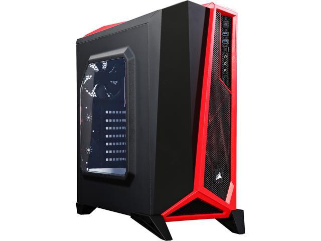 Corsair Carbide Series SPEC-ALPHA (CC-9011085-WW) Black / Red Steel ATX ...