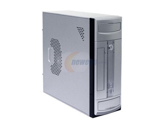 ASYS CK 1007 9C SIL Silver 0.8 mm SECC MicroATX Mini Tower Computer Case 350W Power Supply