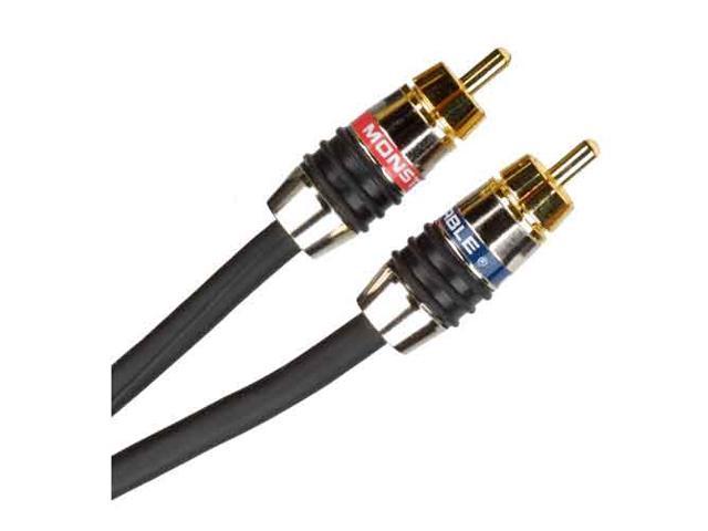 Monster Cable BI2501M 3.28 ft. Interlink 250 Audio Interconnect with Precision Machined RCA Connectors M M