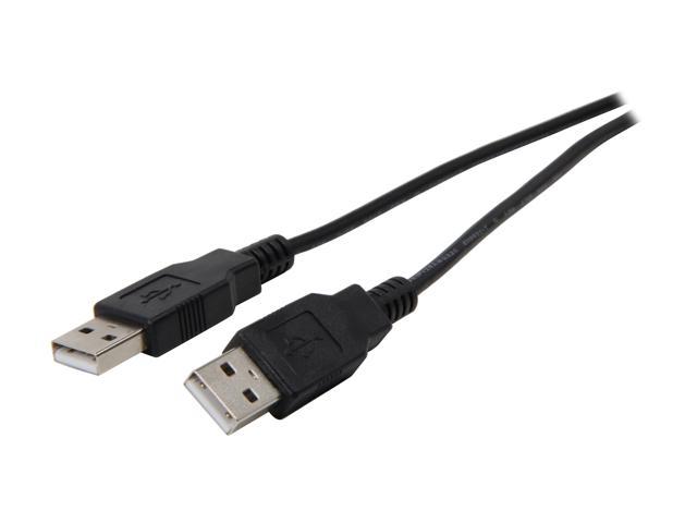 Coboc 15 ft. USB 2.0 A Male to A Male Cable (Black)