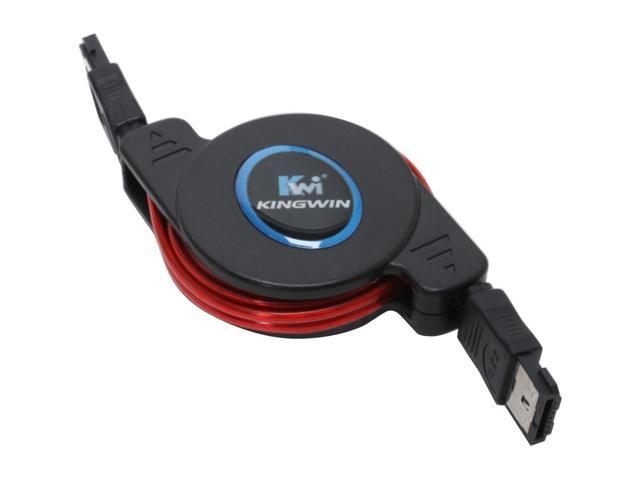 KINGWIN RTB-03 2.95 ft. (900 mm) eSATA Retractable Cable