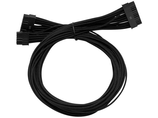 Open Box Individually Sleeved Cable Set for EVGA B2/G2/P2 Power Supply / PSU (Black)   EVGA 100 CK 1300 B9