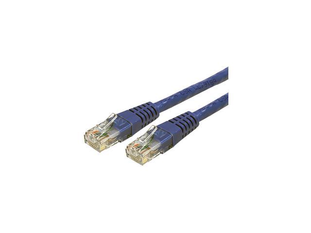 StarTech 100 ft Blue Molded Cat6 UTP Patch Cable   ETL Verified