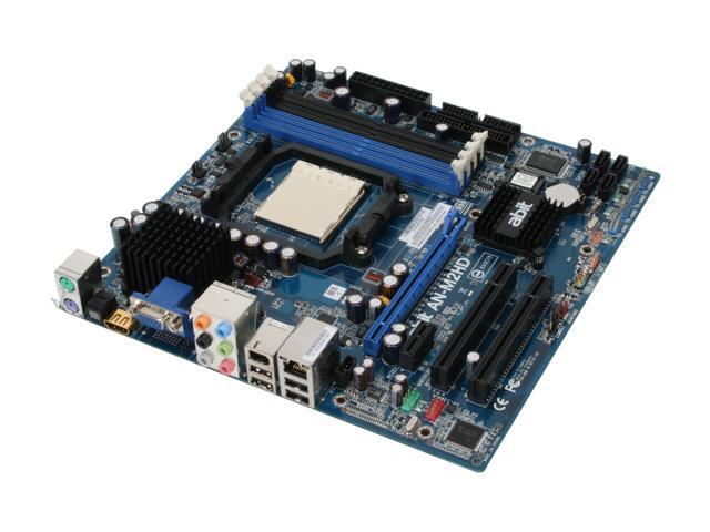 ABIT AN-M2HD AM2 NVIDIA GeForce 7050PV HDMI Micro ATX AMD Motherboard