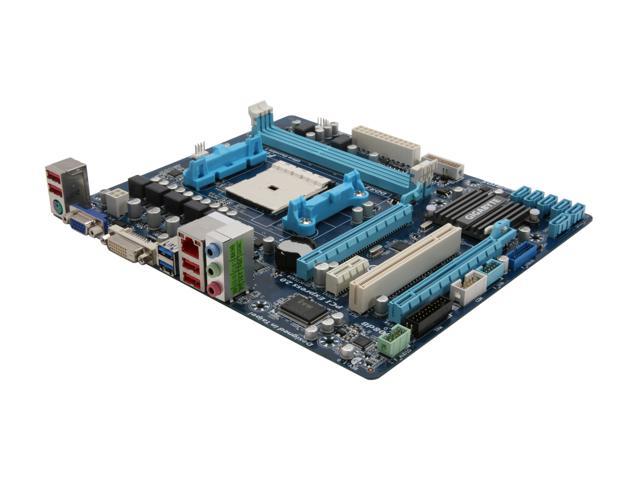 GIGABYTE GA A75M S2V FM1 AMD A75 (Hudson D3) SATA 6Gb/s USB 3.0 Micro ATX AMD Motherboard