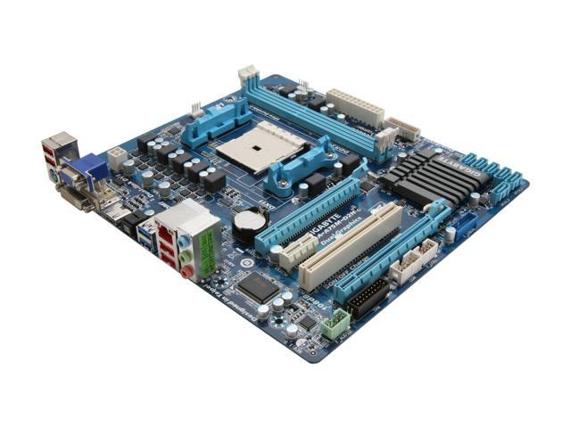 GIGABYTE GA A75M D2H FM1 AMD A75 (Hudson D3) SATA 6Gb/s USB 3.0 HDMI Micro ATX AMD Motherboard