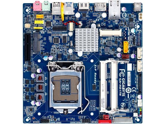 Gigabyte GA H81TN Desktop Motherboard   Intel H81 Chipset   Socket H3 LGA 1150   20 x Bulk Pack