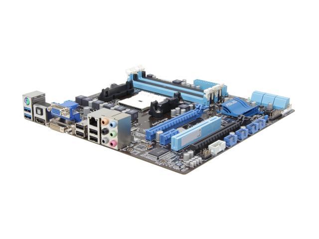 ASUS F1A55 M/CSM FM1 AMD A55 (Hudson D2) USB 3.0 HDMI Micro ATX AMD Motherboard with UEFI BIOS