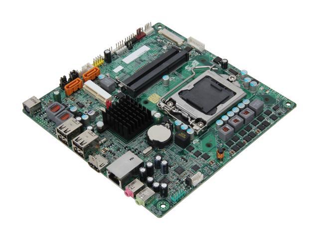 ECS H61H-G11 LGA 1155 Intel H61 HDMI Thin Mini-ITX Intel Motherboard ...