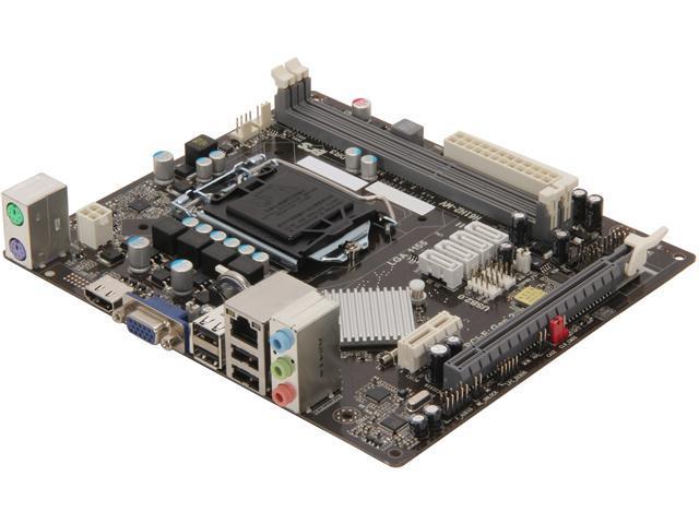 Open Box ECS H61H2 MV LGA 1155 Intel H61 HDMI Micro ATX Intel Motherboard