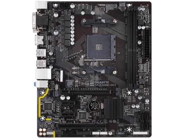 gigabyte ga a320m hd2 rev 1 0 am4 amd a320 sata 6gb s usb 3 1 hdmi micro atx amd motherboard gigabyte ga a320m hd2 rev 1 0 am4 amd a320 sata 6gb s usb 3 1 hdmi micro atx amd motherboard