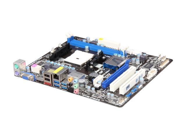 ASRock A75M FM1 AMD A75 (Hudson D3) SATA 6Gb/s USB 3.0 HDMI Micro ATX AMD Motherboard with UEFI BIOS