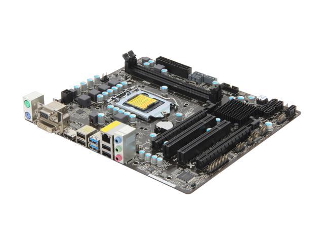 ASRock B75M R2.0 LGA 1155 Intel B75 HDMI SATA 6Gb/s USB 3.0 Micro ATX ...