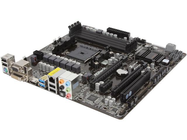 ASRock FM2A75M Pro4+ FM2+ / FM2 AMD A75 (Hudson D3) SATA 6Gb/s USB 3.0 HDMI Micro ATX AMD Motherboard