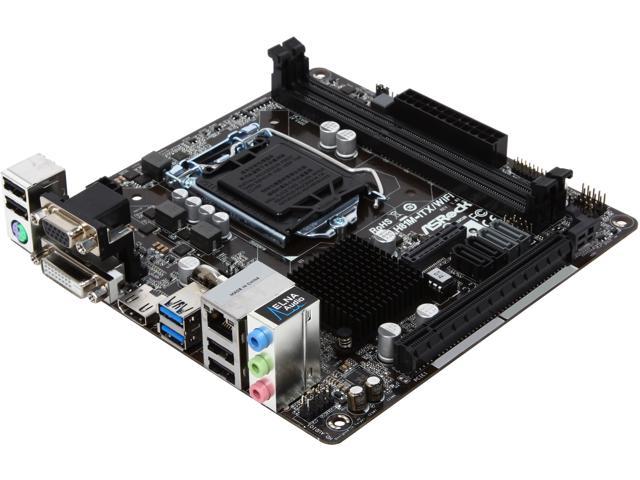 ASRock H81M-ITX/WIFI LGA 1150 Intel H81 HDMI SATA 6Gb/s USB 3.0 Mini ...